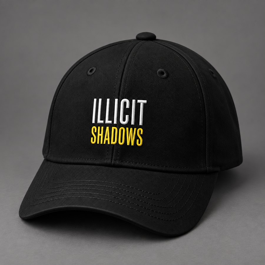 Illicit Shadows cap, design concept
