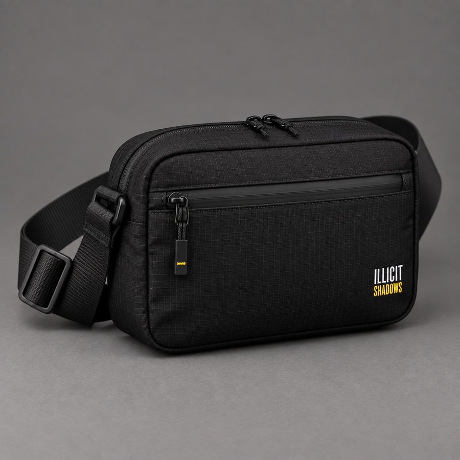 Illicit Shadows sling, design concept